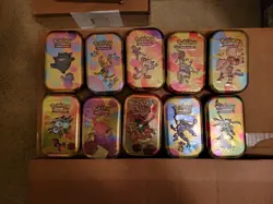 Brand New Factory Sealed Complete Set of 10 Pokemon S&V 151 Mini Tins - Image 1