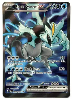 Black Kyurem ex 218/191 - Pokemon TCG - Surging Sparks Ultra Rare Holo - M/NM - Image 1