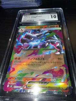 🔥🔥 CGC 10 Mega Charizard ex RR 013/080 M2 Inferno X Japanese Pokemon - Image 3