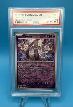 PSA 10 Mewtwo Reverse Holo #150 150/165 Pokemon Scarlet & Violet 151 - Image 5