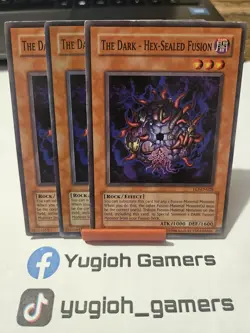 Yu-Gi-Oh The Dark Hex Sealed Fusion X3 FET Unlimited Common Light Played - Image 1
