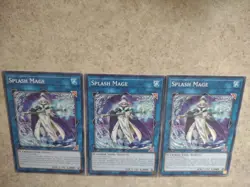YuGiOh Cards 3x Splash Mage ETCO-EN048 Eternity Code 1st Edition Collectable Set - Image 3