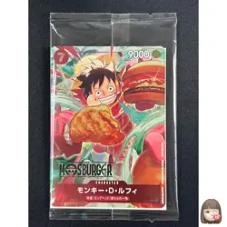 [Sealed] Monkey D. Luffy ONE PIECE Card Japan P-080 Promo Mos Burger Promo YB16 - Image 1