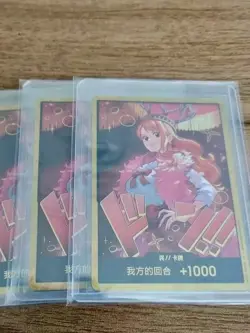 IN STOCK ONE PIECE Chinese Card Heroines Edition DON!! Nami GOLD DON(EB03-B) NM - Image 2