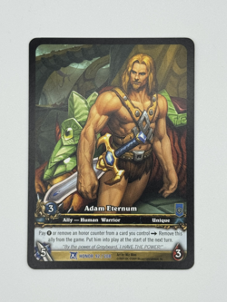 World of Warcraft TCG Honor 92/208 Extended Art Adam Eternum - Image 1