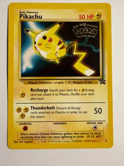 Pikachu (Movie Promo) 04/53 Wotc Pokemon Card - Image 1