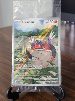 Koraidon SVP 014 Sealed SV Scarlet & Violet Full Art Promo Card Pokemon TCG - Image 1