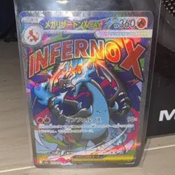 Mega Charizard X EX Japanese Foil Dragon Stage 2 Pokemon Card HP 360 - Image 5