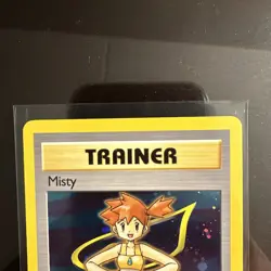 Pokemon Misty 18/132 Gym Heroes Holo Trainer Card - LP - Image 2
