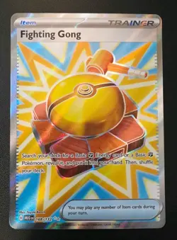Pokemon TCG Mega Evolution Fighting Gong 168/132 Ultra Rare Card - Image 1