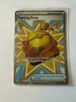 Pokemon TCG Fighting Gong 168/132 Trainer Card Near Mint - Image 1