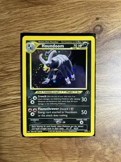 Pokemon TCG Houndoom Neo Discovery 4/75 Holo Rare Card - Image 1