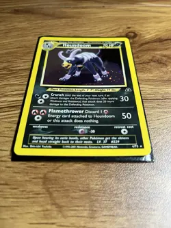 Pokemon TCG Houndoom Neo Discovery 4/75 Holo Rare Card - Image 2