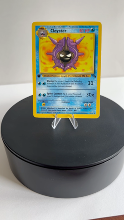 Cloyster Fossil 1st Edition 32/62 WOTC Vintage 1999 Pokemon Card - Image 2