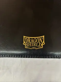 Arcane Tinmen Dragon Shield Binder Card Codex Zipster - Small Black VG Used - Image 2