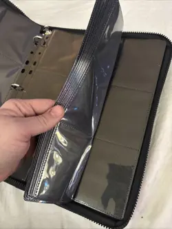 Arcane Tinmen Dragon Shield Binder Card Codex Zipster - Small Black VG Used - Image 4