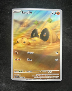 Sandile 216/198 Scarlet & Violet Base Set Pokemon Card NM Pack Fresh - Image 1
