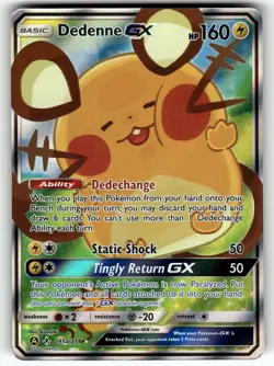 Dedenne GX - 195a/214 Alternate Art Promos NM- Pokemon Card TCG - Image 1