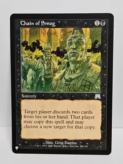 Chain of Smog #132 The List - Onslaught Regular Uncommon MTG Magic The Gathering - Image 1