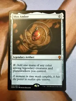 MTG Mox Amber Dominaria DOM #224 Non-Foil NM Magic the Gathering (2/4) - Image 2