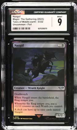 NAZGUL Lord of the Rings Foil CGC 9 MTG - Image 1