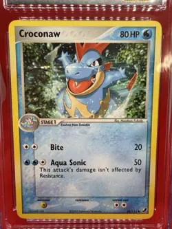 PRISTINE 10 Croconaw EX Unseen Forces 38/115 Pokemon TCG 2005 (ENG) - Image 2