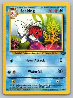Pokemon TCG Jungle Seaking 46/64 - Image 1