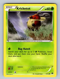 Kricketot 5/122 Common XY - BREAKpoint NM - LP Pokemon TCG - Image 1