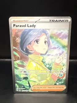 Pokemon Parasol Lady 255/182 SV04: Paradox Rift Holo - Image 1