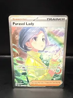 Pokemon Parasol Lady 255/182 SV04: Paradox Rift Holo - Image 2