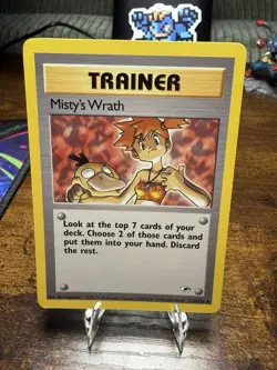 Pokemon TCG Trainer Misty's Wrath Gym Heroes 114/132 Unlimited Card - Image 1