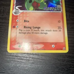 Pokemon Larvitar 73/113 EX Delta Species 50HP Reverse Holo 2005 See Pics - Image 2