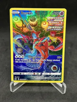 Pokemon Deoxys GG12/GG70 Crown Zenith Galarian Gallery Holo Ultra Rare TCG - Image 2