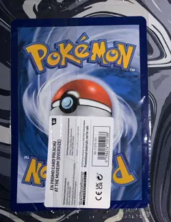 Pikachu At The Museum Jumbo Pokemon Promo Card -Natural History Museum - In Hand - Image 2