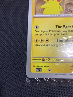 Pikachu At The Museum Jumbo Pokemon Promo Card -Natural History Museum - In Hand - Image 3