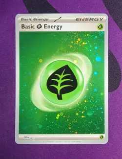 Basic Grass Energy #001 Scarlet & Violet 151 Cosmos Holo Pokemon TCG A - Image 2