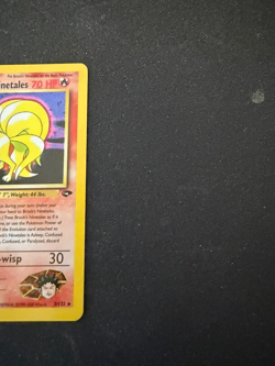 Brock’s Ninetales 3/132 Holo Rare Gym Challenge WOTC Vintage Pokemon TCG - NM - Image 2