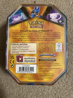 Pokemon TCG Mew V Forces Tin - New & Factory Sealed - 4 packs + Holo Promo - Image 4