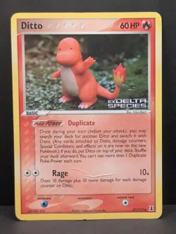 Ditto - (Charmander) 37/113 Delta Species Reverse Holo Ultra Rare Pokemon TCG - Image 1