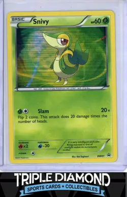 2011 Pokemon Black & White Promos #BW01 Snivy Holo F655 - Image 1