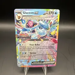 Glaceon ex (026/131) Holiday 2025 Snowflake Stamp Promo - Pokemon TCG: PRE - Image 1