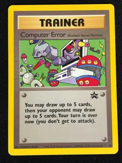 Pokemon Computer Error 16 Black Star Promo Common (LP) - Image 1