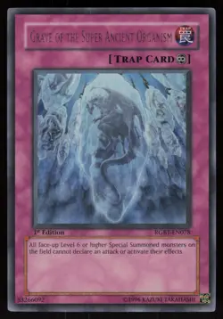 Grave of the Super Ancient Organism RGBT-EN078 Ultra Rare 1st Edition Yu-Gi-Oh - Image 1