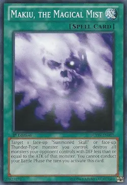Makiu, the Magical Mist - LCYW-EN087 - Common - Unlimited Edition NM Yugioh Lege - Image 1