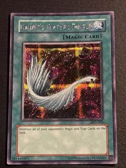 Harpie's Feather Duster Yu-Gi-Oh Promo SDD-003 Secret Rare Limited Edition LP - Image 1