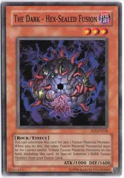 Yugioh - The Dark - Hex-Sealed Fusion FET-EN028 Unlimited - Flaming Eternity - Image 1