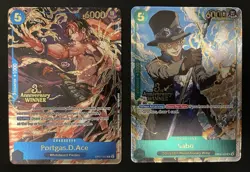 One Piece 3rd Anniversary Winner Ace And Sabo ONLY Mint Condition - Image 1