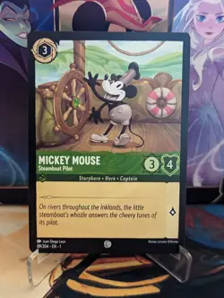 Disney Lorcana Mickey Mouse - Steamboat Pilot 89/204 Common NM TCG - Image 1
