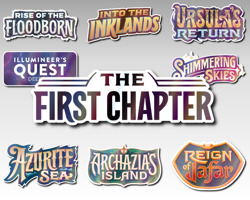 Disney Lorcana TCG Binder Set Holographic Sticker Labels - Regular Size Decals - Image 1