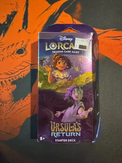 Disney Lorcana TCG: Ursula's Return Sealed Starter Deck - Amber & Amethyst - Image 1